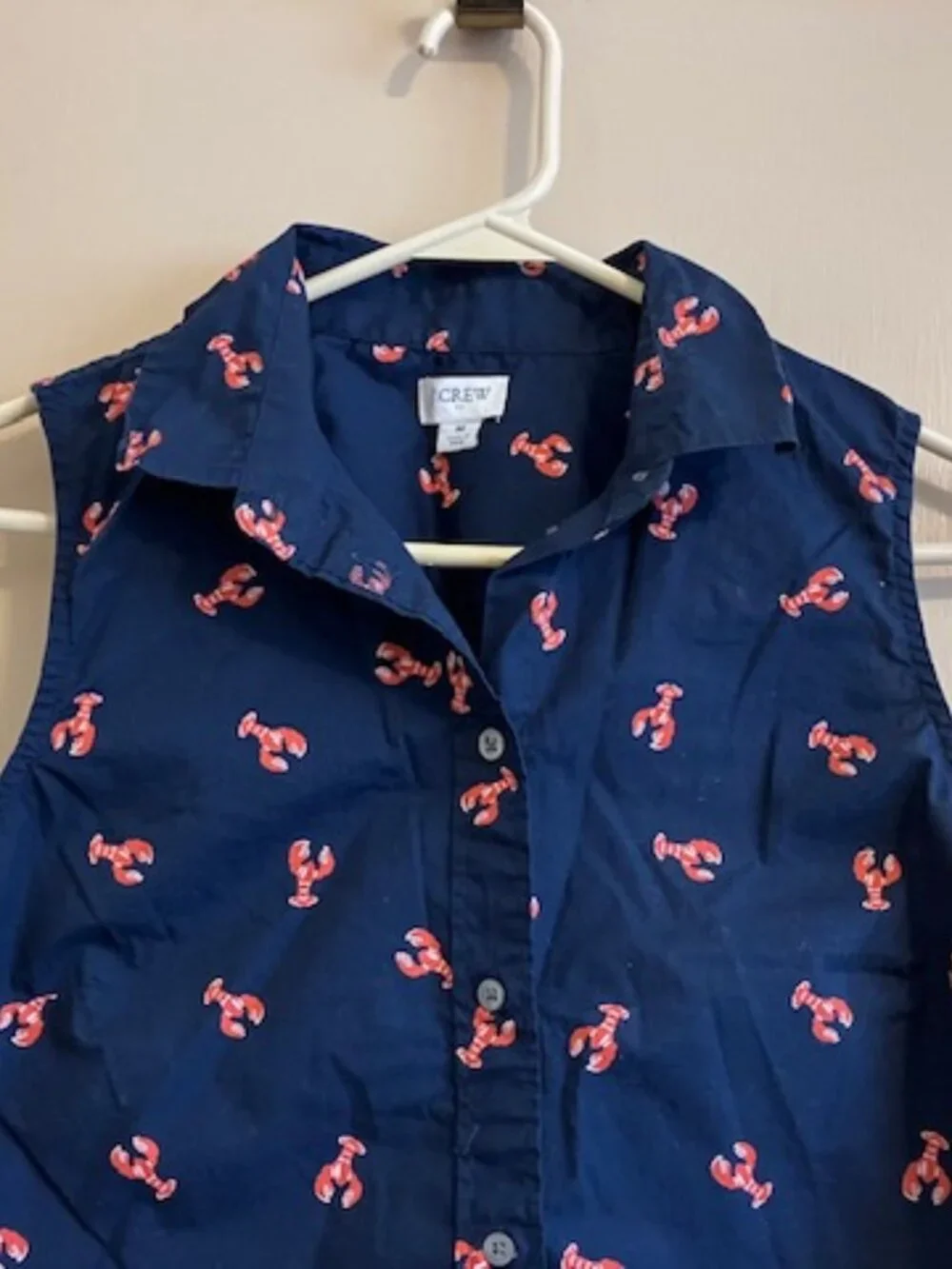 J. Crew Lobster Shirt